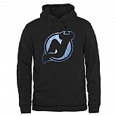 Men's New Jersey Devils Rinkside Pond Hockey Pullover Hoodie - Black,baseball caps,new era cap wholesale,wholesale hats